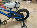 优贝（RoyalBaby）六一节礼物儿童自行车男女童车脚踏车 4岁-6岁 表演车14寸 蓝色 实拍图