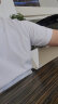 京东京造【重磅正肩T】240G高克重男士圆领T恤男纯棉夏短袖打底T 白色 XXL 实拍图