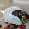 摩雷士摩托车头盔S30半盔四分之三盔男女四季双镜片电动车安全帽 S30蒂芙尼 XL 实拍图