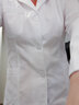 迪塞雅医生白大褂长袖护士服修身白大衣医用女工作服实验药店房工衣定制 纯白无腰带（女款长袖） L 实拍图