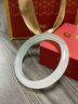 中国黄金（CHINA GOLD）次日达玉手镯国风半山水玉镯子玉髓手镯纪念日生日送女友妈妈礼物 京速达*【收藏级】半山水玉髓手镯【56#中金礼盒】 实拍图