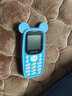 皓轩迷你学生手机戒网瘾机男女款全网通儿童初高中生只接打电话老人机 熊掌蓝【手机壳/挂线】 4G全网通 【16GB内存】 实拍图
