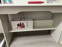 佳家林电脑桌带书架柜一体省空间家用卧室小户型书桌台式学生学习桌子 【升级书架】暖白色100cm 实拍图