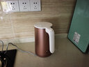 双立人（ZWILLING）烧水壶电热水壶电智能防干烧Enfinigy家用双层防烫电水壶 1L 玫瑰金 实拍图