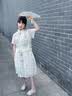 葆氏扇子中国风折扇女士绢布古典扇子夏季汉服旗袍拍照便携折叠 实拍图