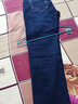 秋冬厚款牛仔裤直筒宽松中年爸爸男士牛仔裤高腰弹力休闲牛仔长裤 5155深蓝 33 码=2尺6腰围 实拍图