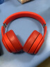 GESONGZHE 适用Beats Solo3耳罩  Solo2Wireless蓝牙耳机套保护套 小羊皮 红色 solo2/3 蓝牙版 实拍图