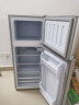 小鸭牌85升小冰箱迷你小型家用银色冷藏冷冻租房宿舍小户型双门电冰箱一级节能省电 BCD-85A155B金 实拍图
