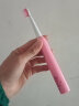 佳禾美（JIAHEMEI） 儿童电动牙刷声波充电全自动3-6-12岁小孩女生学生男女童软毛头洁牙神器声波智能清洁牙刷 小猪贝贝粉色1支装（共8支刷头） 实拍图