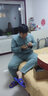 家乐芬男款睡衣男士春秋款秋季纯棉长袖家居服男式全棉秋冬款冬季男套装 A911608松霜绿 5XL (195) 建议体重230斤以上 实拍图