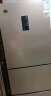 格力（GREE）晶弘225升三门冰箱 家用出租房用大容量节能风冷无霜电冰箱BCD-225WETC 225升 时代金（广州仓） 实拍图