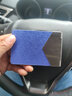 琪莫KEMY不锈钢网红超薄驾驶证皮套男驾照夹女机动车行驶证件包定制 4卡位宝石蓝中国 实拍图