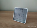 雨花泽 智能家居家用温湿度计 电子温度计婴儿房室内办公室温计 带时钟闹钟/舒适度提醒 实拍图