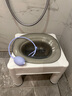 京严坐浴盆痔疮男女士孕妇科洗屁股神器电动免蹲带底座洗月子带凳老人 耐高温灰盆+手动冲洗器+舒适坐凳 [升级不用蹲清洗干净方便又舒适] 实拍图