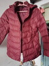 雪中飞90鸭绒轻薄款羽绒服女士可脱卸帽中老年妈妈装秋冬保暖外套175 实拍图
