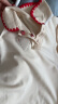 SNOOPY史努比童装女儿童t恤短裙套装棉裙子小女孩宝宝T恤半身裙裙子夏天 米底红边 120cm 晒单实拍图