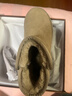 骆驼（CAMEL）男鞋冬季新款羊毛加绒棉鞋男款东北防寒保暖雪地靴男士 G23W837105 栗色女 39 实拍图