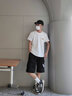 澳贝妮新疆重磅纯棉t恤男女同款中国风国潮短袖打底衫ins夏季大码半袖潮 MDGB彩虹 3XL  150-175斤 实拍图