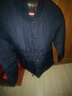 羊老大棉袄男冬季加厚保暖衣中老年上装防寒服羊毛外穿 藏蓝 XL (170/100C) 实拍图