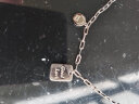 老银匠s925银项链GoodLuck幸运字母雕刻银牌男女生日情人节礼物锁骨链 晒单实拍图
