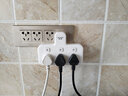 德力普（Delipow） 插座转换器 一转三插座 多功能插座/分控开关/USB无线插座/转换插头 分控一转三【升级款】 实拍图