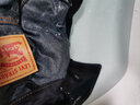 Levi's李维斯女士美式怀旧复古巴恩风时尚深蓝显瘦牛仔夹克外套 深牛仔色 XS 实拍图