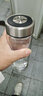 希诺（HEENOOR）双层玻璃杯大容量保温杯男士车载商务滤网送礼泡茶杯茶水分离杯 升级-银离子抗菌版360ML 9303 实拍图