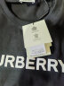 博柏利（BURBERRY）【礼物】男装 徽标印花棉质宽松T恤衫80553071 晒单实拍图