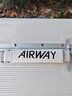 AIRWAY宽拉杆行李箱拉杆箱男女新款铝框学生大容量登机箱20登机箱纯PC 落雪白 20英寸 实拍图
