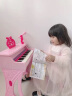 俏娃宝贝儿童钢琴玩具2岁小女孩一音乐电子琴初学1-3两三宝宝5生日6礼物男 粉1-6岁充电款：气质款立式钢琴 实拍图