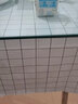 婕茵桐桌布防水防油防烫正方形餐桌布ins学习桌面装饰布置台布pvc茶几垫 【加厚】白色大方格 方110*110cm 实拍图