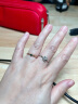 潘多拉（PANDORA）绿色单石戒指玫瑰金色女 情侣对戒生日礼物送女友 绿色单石戒指 50mm—10号圈口 实拍图
