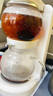 鸣盏养生壶闷茶电烧水壶玻璃花茶壶即热茶台一体机办公茶具套装泡茶器 0.5L /MZ-1151 实拍图