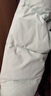 鸭鸭（YAYA）羽绒服男女同款冬季情侣装灯芯绒立领休闲百搭撞色鸭绒外套 浅青色 M (建议105-125斤) 实拍图