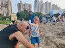 aqpa夏款男女宝宝超酷背心无袖薄款上衣纯棉儿童坎肩婴儿背心 星际小天(后背网眼款） 120cm 实拍图
