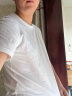 凡客诚品（VANCL）休闲短袖T恤男士棉质重磅圆领T恤DG01 白色 XL 晒单实拍图