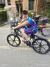 金武端自行车成人山地车公路赛车单车骑行变速超轻越野中学生初中青少年 旗舰版-六刀轮-黑白色 24寸24速 实拍图