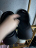 他她（TATA）云朵拖鞋黑色厚底一字带女鞋外穿松糕底凉拖新款WBS01BT3 黑色 37 实拍图