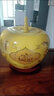 恬实 罐子陶瓷摆件苹果 景德镇客厅电视酒柜玄关博古架新居开业礼品 帝王黄龙凤招财进宝苹果罐 大号 实拍图