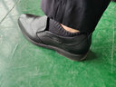 奥康（Aokang）商务休闲鞋男皮鞋简约时尚套脚平底鞋男士青年男鞋 黑色39码 实拍图