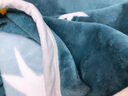 南极人（Nanjiren）牛奶绒毛毯盖被办公室午睡毯子单人毛毯冬季加绒加厚珊瑚绒盖毯 微笑【可铺可盖 四季通用】 100X150cm【办公室/儿童盖毯】 实拍图