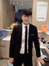 嘉晔【满两件】2019男士商务衬衫短袖职业装纯色工装衬衣休闲衬衫男 D09白【无口袋】 41/2XL 实拍图