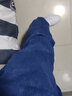 北彻（BRCZRO）秋冬季休闲牛仔裤男女士情侣款直筒宽松修身加绒九分裤阔腿长裤子 【春秋透气款】深蓝 2XL 【建议160-175斤】 实拍图