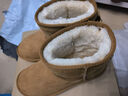 热风（Hotwind）加绒保暖雪地靴百搭女靴冬季简约百搭棉靴加绒短靴 02棕色 (预售11.17发货) 37 实拍图