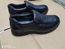 老人头男鞋秋冬季皮鞋男真皮透气休闲鞋中老年爸爸鞋厚底防滑舒适皮鞋 升级款-黑色 41 实拍图