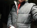 啄木鸟户外运动棉服男冬季新款加棉保暖外套男防风连帽上衣服男 黑色 3XL（建议160-175斤） 实拍图