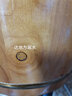 温友 橡胶木泡脚桶足浴盆家用洗脚木桶加高足浴桶木盆洗脚盆 40cm橡胶木桶+盖+轮+艾草30包 实拍图