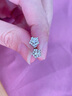 CRD克徕帝【现货闪发】五角星耳钉女铂金简约星星耳环送礼白金耳饰 2.00g-星星耳钉 实拍图