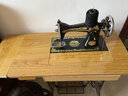 老式缝纫机台板面板配件适用飞人上海蝴蝶脚踏实木脚踩家用通用 2斗加厚台板+9件套【含卧斗】 实拍图