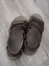 斯凯奇（Skechers）男鞋魔术贴凉鞋运动休闲户外鞋简约露趾沙滩鞋子防滑拖鞋 巧克力色/CHOC 41 实拍图